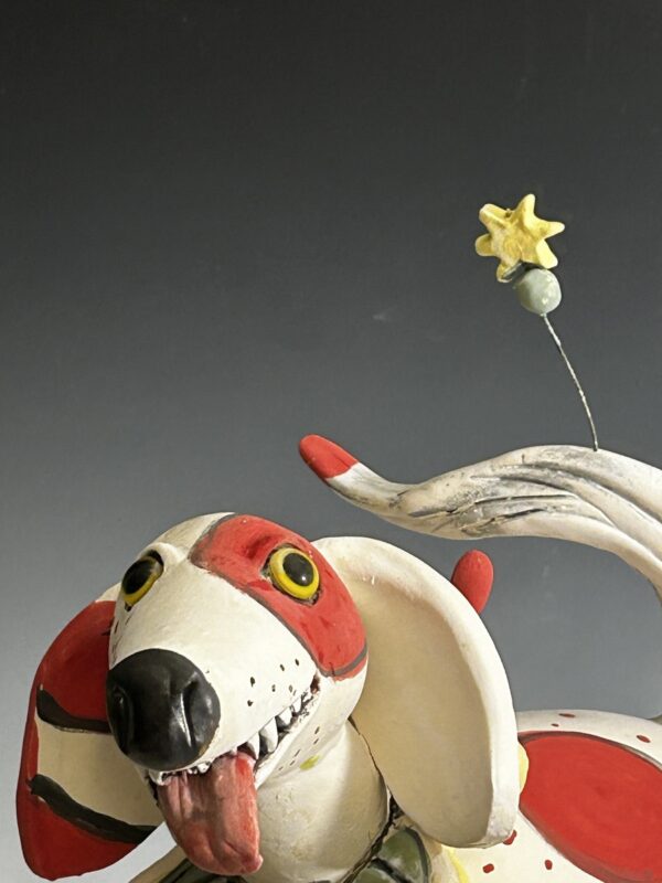 CHARMED RED SPOTTED DOG
