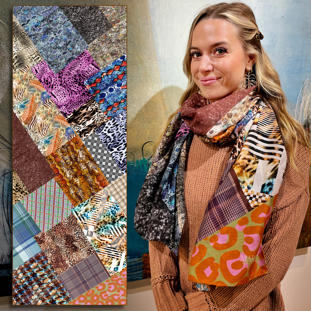 SILK SCARVES OBLONG
