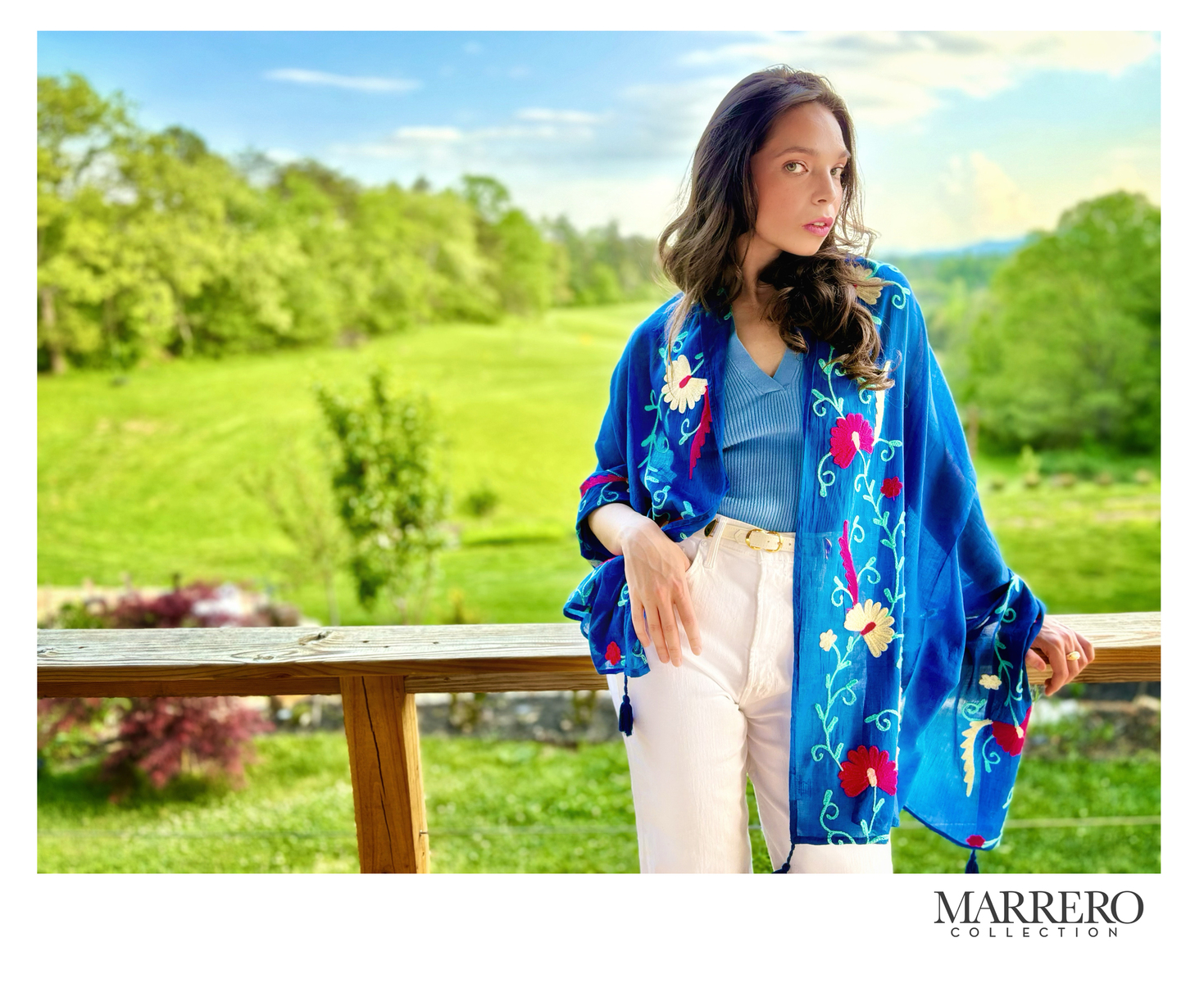 BRUSHED SILK SHAWL