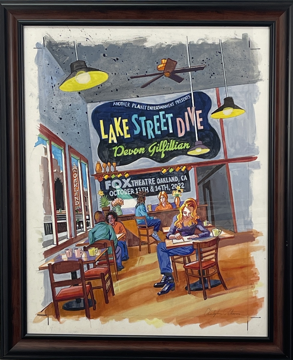 “LAKE STREET DIVE” ORIGINAL CONCERT POSTER