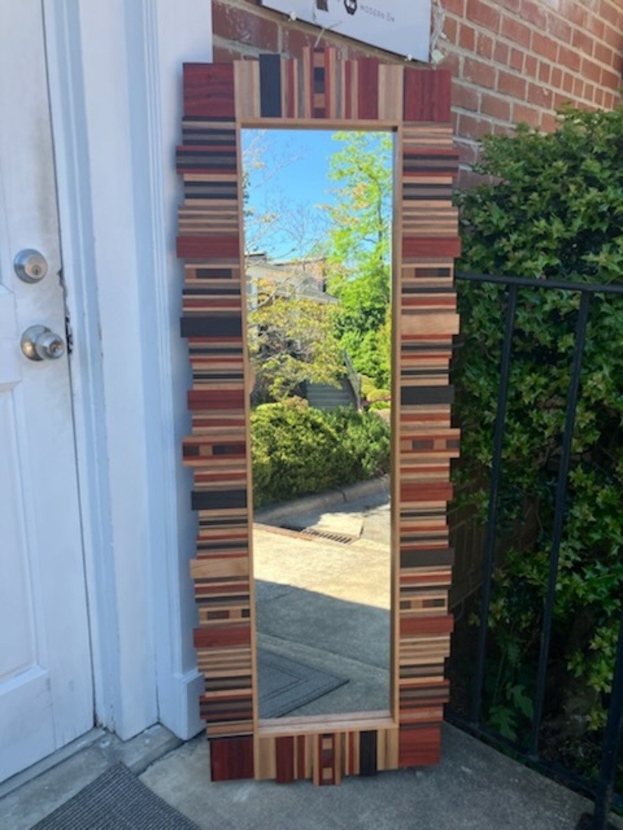 DOOR MIRROR - PADAUK