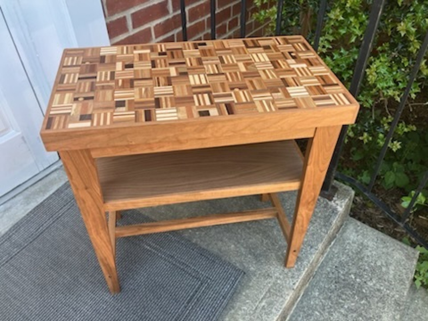 CHERRY QUILT-TOP TABLE