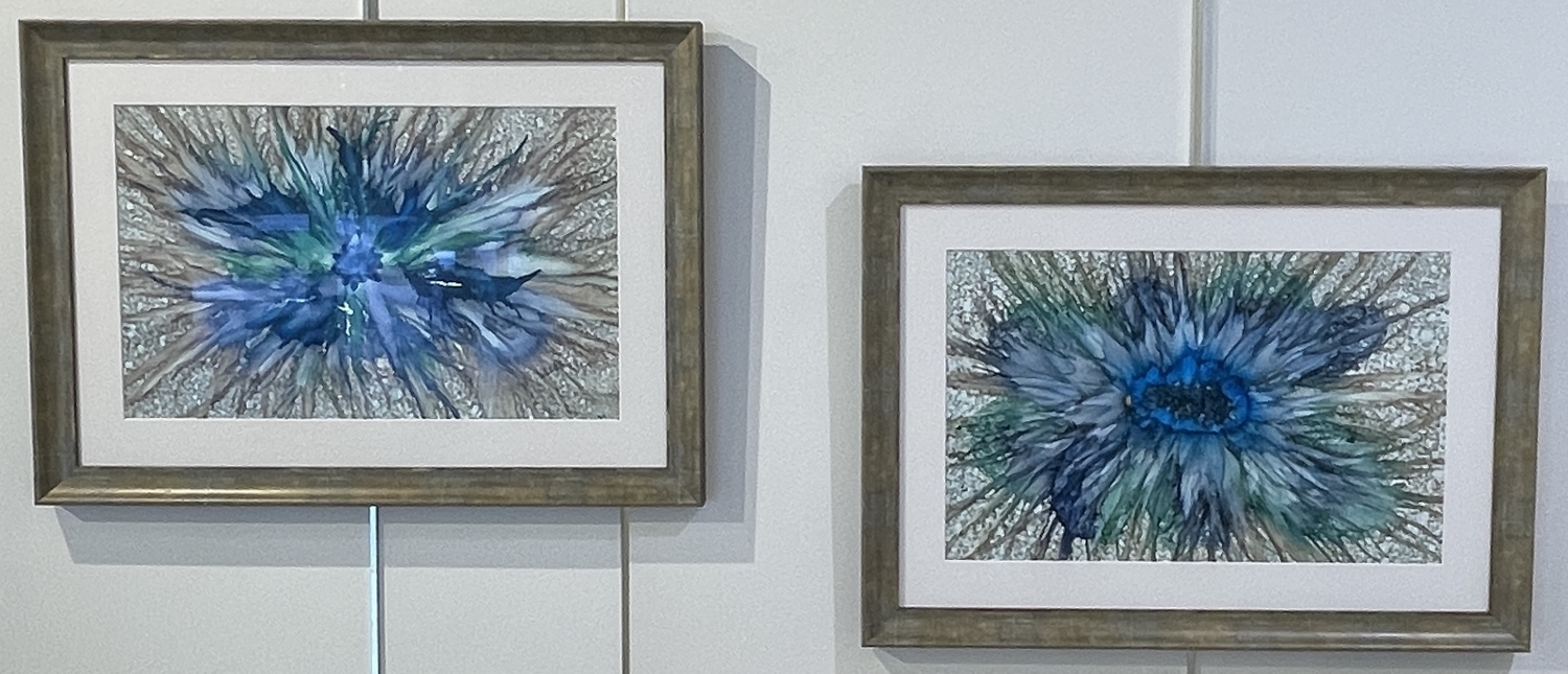 DIPTYCH IN BLUE