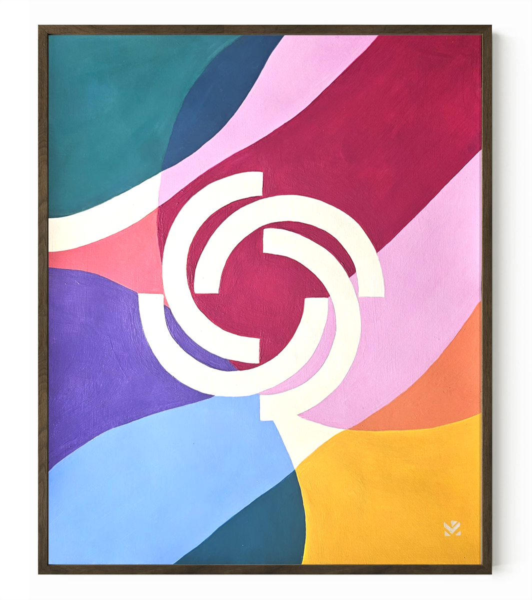 Maryam Zafar Geo Pinwheel No. 1